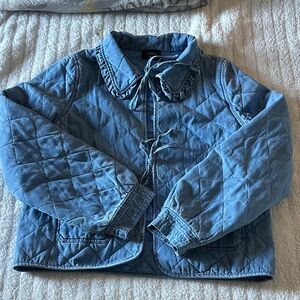 Vici Blue Quilted Jean Jacket